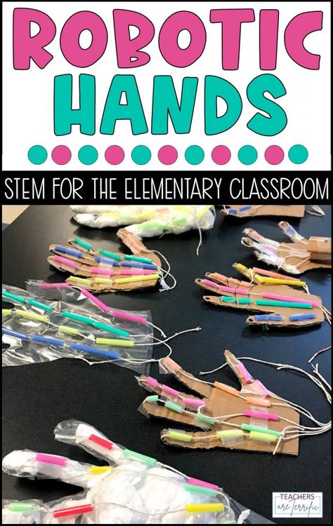 Robotic Hand, Class Store, Stem Engineering, Stem Classes, Stem Elementary, Stem Lab, Preschool Stem, Stem Ideas, School 2021