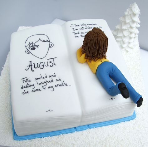 Book Club Cakes by Victoria Goldaracena. BakerByte via Flickr - Photo Sharing! Open Book Cakes, 25th Birthday Cakes, Book Cakes, Book Cake, Kids Party Food, Cupcake Designs, Just Cakes, Specialty Cakes, Bake Sale