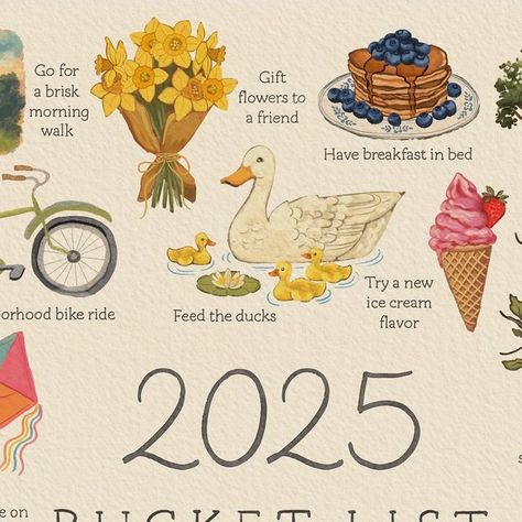 Brooklyn Swenson on Instagram: "The 2025 Bucket List Calendar 🌻⛱️🌸 Coming Tuesday, August 20th @ 11:00AM MST. After working on this calendar for nine months we finally get to see it all come together 😚💕 can’t wait to show you more!" 2025 Bucket List Calendar, Brooklyn Swenson, Instagram Calendar, 2025 Calendar, All Seeing, Nine Months, Breakfast In Bed, Come Together, See It