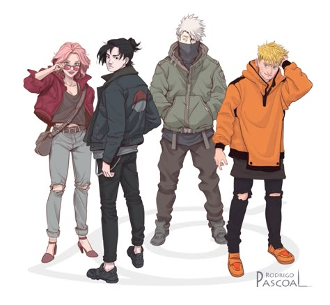 Konoha Fashion Week, Rodrigo Pascoal Naruto Team 7, Naruto Teams, Naruto Fanart, Naruto Fan Art, Naruto Comic, Naruto Sasuke Sakura, Naruto Shippuden Sasuke, Naruto Cute, Naruto Pictures