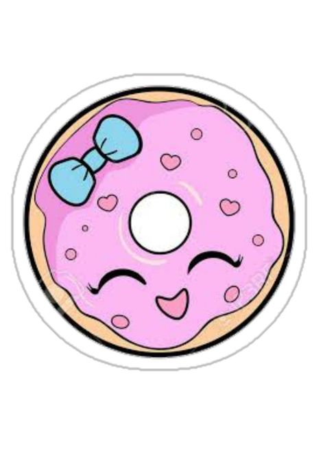 Donut Drawing, Candy Theme Birthday Party, Personalised Gifts Diy, Cute Food Drawings, Candy Land Theme, Scrapbook Stickers Printable, Creative Cookies, Easy Doodles Drawings, Kawaii Doodles