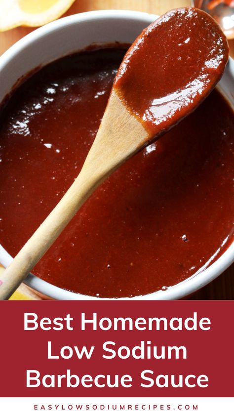 Low Sodium Pizza Sauce Recipe, Low Sodium Deserts, Low Sodium Dressing Recipes, Low Sodium Barbecue Sauce Recipe, Low Sodium Bbq Sauce Recipe, Low Sodium Bbq Sauce, Low Sodium Spaghetti Sauce, Easy Low Sodium Recipes, Low Sodium Recipes Heart