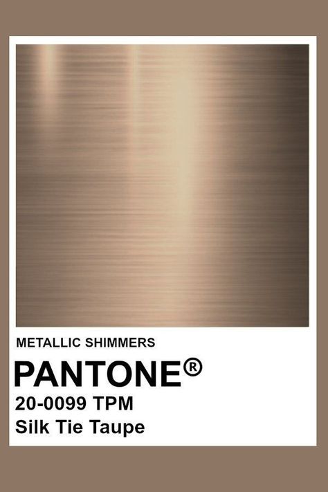 Metallic Color Palette Colour Schemes, Metallic Shimmer Pantone, Bronze Colour Palette, Pantone Champagne, Bronze Pantone, Pantone Metallic Gold, Pantone Metallic Shimmers, Metal Color Palette, Taupe Pantone