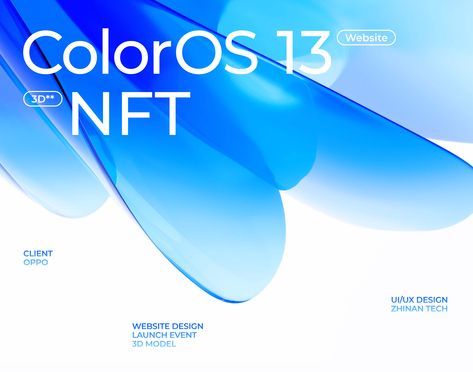 OPPO ColorOS 13 Website Design & 3D NFT Campaign on Behance 3d Website, 3d Ui, 3d Nft, Interactive Web Design, Tech Branding, Event Poster Design, Conference Design, Vi Design, Graphic Design Tips