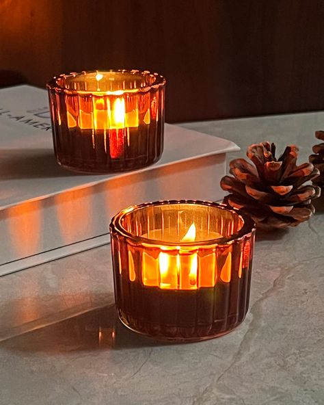 PRICES MAY VARY. 24 PCS Tealight Candle Holders: Each amber candle holder measures 2.16" in diameter (top), 1.96" inner diameter(bottom), and height of 1.5", It's an elegant way to display regular tealight candles and LED light (less than 1.5" width diameter) Thicker Glass Candle Holder: Our glass tealight candle holders are carefully crafted from premium thick glass which is more durable than regular votives, use the tea light holders to easily decorate your home, shelf, fireplace, office, back Battery Tea Lights, Glass Tealight Candle Holders, Amber Candle, Table Centerpiece Decorations, Beautiful Outdoor Wedding, Candles Photography, Tealight Candles, Tea Light Holders, Tealight Candle