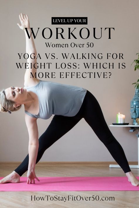 Yoga vs walking for weight loss. Both are low-impact, accessible to a wide range of fitness levels, and can be done almost anywhere. But which one is better for weight loss?
weight loss, yoga, walking, women over 50 weight loss, weight loss after menopause, hysterectomy, how to lose weight over 50 Losing Weight After 50 For Women, Weight Training For Fat Loss Over 50, Hard Yoga, Ways To Loose Weight, Weight Bearing Exercises, Yoga For Seniors, Walking Women, Weight Lifting Women, Women Over 50