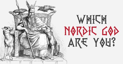 Which Nordic God Are You? Nordic Gods And Goddesses, Goddess Frigg, Nordic Gods, Two Ravens, Women Poetry, Two Wolves, Odin God, Goddess Of Love, Fun Quizzes