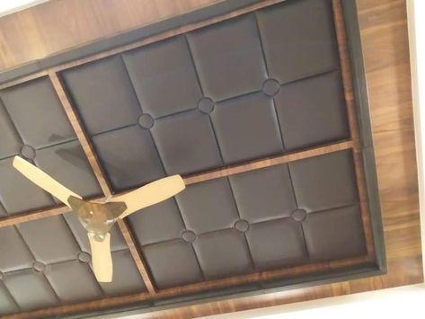 Leather ceiling my new create ideas Leather Ceiling Design, Leather Ceiling, Wooden Pvc Ceiling Design, Wooden Ceiling Pattern, Cnc Ceiling Design For Living Room, Cnc False Ceiling Design Living Rooms, Ceiling Cladding, False Ceiling, Wardrobe Design