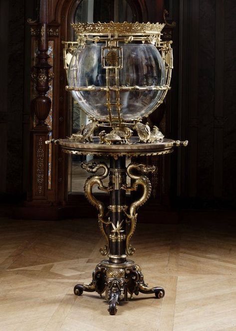 Inlaid Furniture, Furniture Antique, Victorian Furniture, Furniture Vintage, Victorian Decor, Gothic House, June 30, Absinthe Fountain, Aquariums