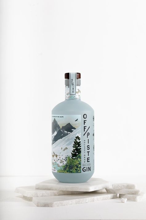 Salt Mountain, Gin Branding, Spirits Packaging Design, Gin Design, Seo Checklist, Contemporary Typography, Premium Gin, Gin Brands, Honey Brand