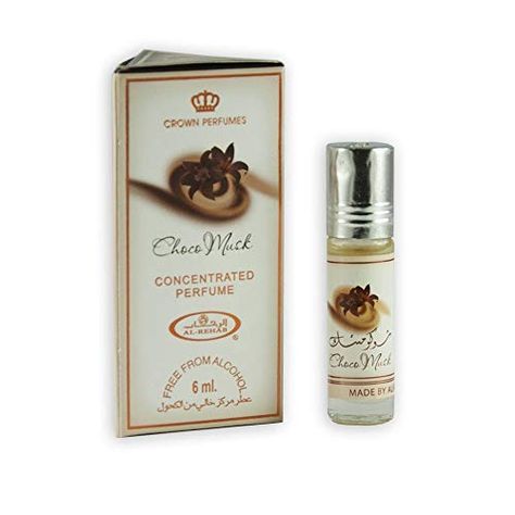 Al-Rehab Choco Musk Concentrated Perfume Rollerball for Unisex, 0.2 Ounce Crown Perfume, Choco Musk, Musk Oil, Musk Perfume, Amber Heart, Oils For Men, Vanilla Essential Oil, Roll On Perfume, Vanilla Fragrance