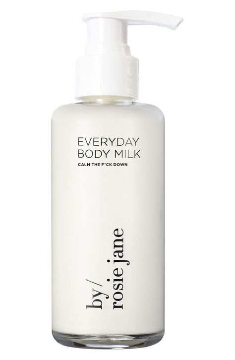 #affiliate By Rosie Jane Calm the F*ck Down Everyday Body Milk | Nordstrom in 2024 | Body milk, Paraben free products, Body skin care routine Cucumber Hydrosol, Teen Skincare Routine, Glowing Body Skin, Luxury Body Care, By Rosie Jane, Top Rated Skin Care Products, Palm Massage, Clean Beauty Products, Toxic Skincare