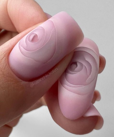 3d Rose Nails, Winter Nails Gel, Artistic Nails, New Nail Art Design, Rose Nail Art, Nail Drawing, Christmas Gel Nails, Rose Nails, 3d Rose