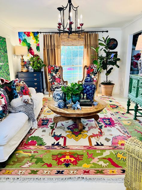 Gettin' Ziggy with It-- 8x10 | English Village Lane Interior Cottagecore, Apartment Eclectic, Kitchen Eclectic, Cozy Maximalism, Maximalist Bedroom, Bedroom Eclectic, Eclectic Apartment, Login Design, Colorful Rooms