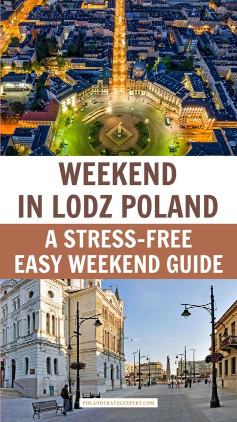 Looking for a relaxing escape? Discover a stress-free and easy weekend in Łódź with our ultimate guide! From leisurely strolls through charming streets to indulging in local cuisine, we’ve got everything you need for a serene getaway.Make sure you’re prepared with outfit ideas that keep you comfortable and chic while exploring the city’s laid-back charm. Lodz Poland, Poland Travel, Lodz, Hidden Gems, Budget Travel, Trip Planning, Poland, Relaxation, Travel Tips