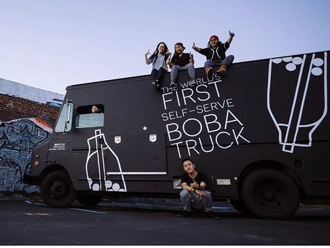 Boba Food Truck, Boba Tea Food Truck, Boba Truck, Tamale Party, West Hollywood Restaurants, Grilled Tenderloin, Mexican Sandwich, Unique Breakfasts, Lactose Free Milk