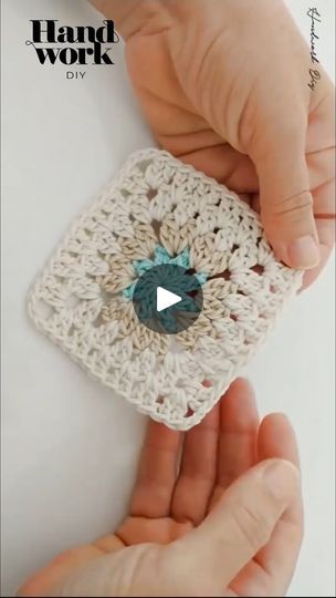 Work Diy, Square Crochet, Crochet Granny, Granny Square, Crochet