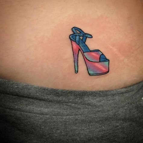 Heel Tattoos, Deathly Hallows Tattoo, Triangle Tattoo, High Heel, Tattoo Ideas, Harry Potter, High Heels, Tattoos, Heels