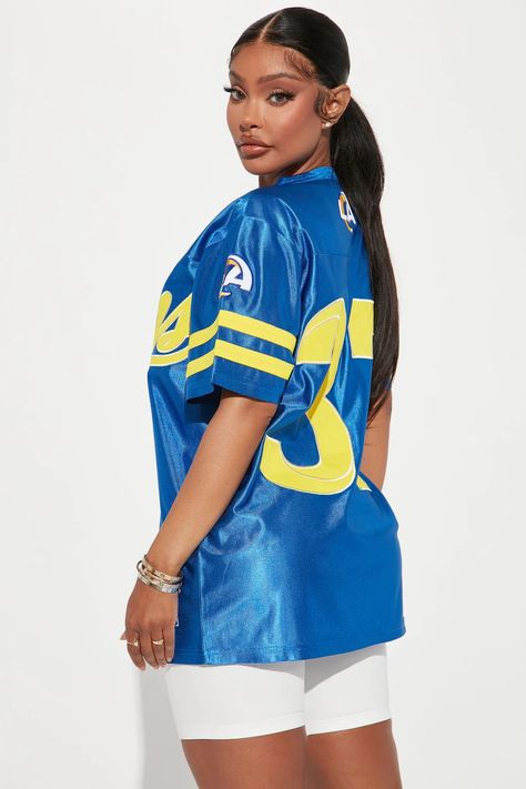 Screen Short, Los Angeles Rams Logo, Rams Logo, Los Angeles Rams, Blue Fashion, Classy Outfits, Mesh Top, Fashion Nova, Angeles