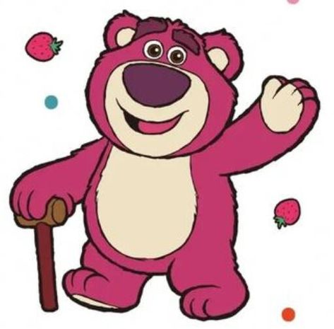 Toy Story Cute Drawing, Toy Story Bear, Lotso Toy Story, Lotso Bear, Disney Character Drawings, Disney Alphabet, Story Drawing, Toy Story Characters, Cute Disney Drawings