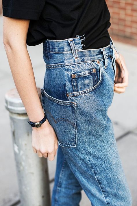 Vetements Jeans, Diesel Collection, Denim Inspiration, All Jeans, Trendy Swimwear, Frayed Denim, Denim Trends, Cropped Denim Jacket, Denim Details