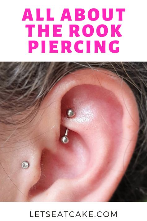 Want to get a rook piercing? Here is everything you will need to know before you get this piercing. From care to pain level this guide will help you prepare for this ear piercing. Ear Piercings Chart Pain Level, Ear Piercings Placement Chart Pain Level, Ear Piercing Pain Scale, Ear Piercings Pain Level Chart, Ear Piercing Pain Chart, Shen Men Piercing, Ear Piercing Chart Pain, Most Painful Ear Piercings Chart, Piercing Pain Level