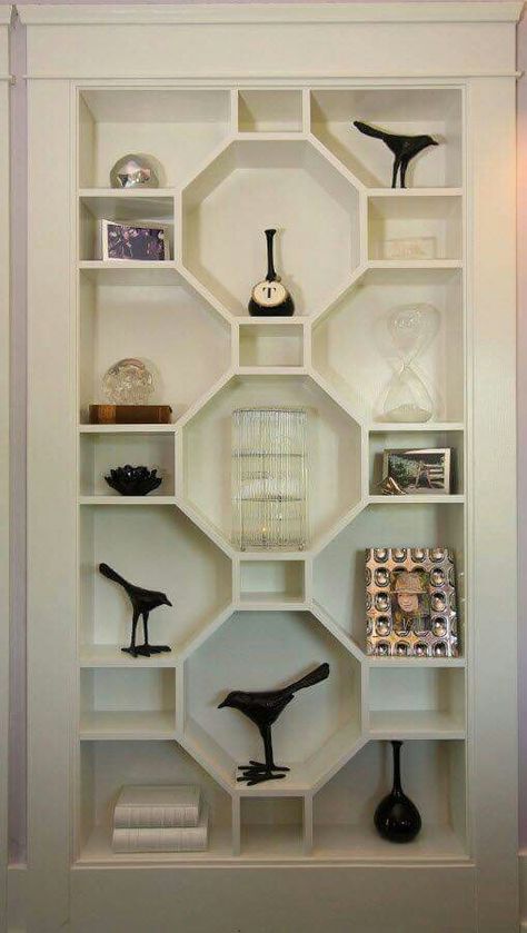 Unique Bookcase, Beautiful Bookshelf, Regal Design, Bookshelf Design, Shelf Design, Book Shelf, Design Case, Built Ins, 인테리어 디자인