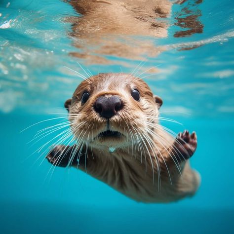 Otter Photography, Sea Otter Art, Otter Art, Tech Lab, Cute Otter, Sea Otter, Farm Yard, Cute Creatures, Cute Little Animals