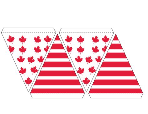 Make easy Canada Day decorations with this free, printable Canadian Flag Bunting! An easy banner is just steps away! Simply print this Canada Day Decorations, Printable Flags, Canada Party, Canada Day Party, Patriotic Decorations Party, Canadian Culture, Flag Template, Free Printable Banner, Small Flags