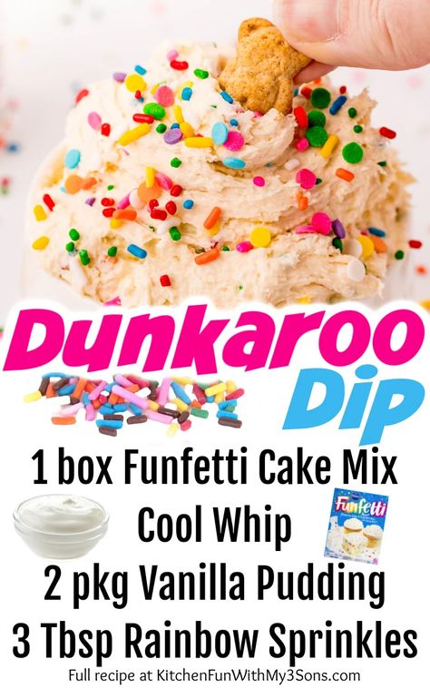 Party Tips And Tricks, Dunkaroo Dip, Dessert Dip Recipes, Party Dip, Sweet Dips, Dip Recipes Easy, Dessert Dips, Mind Body And Soul, Body And Soul