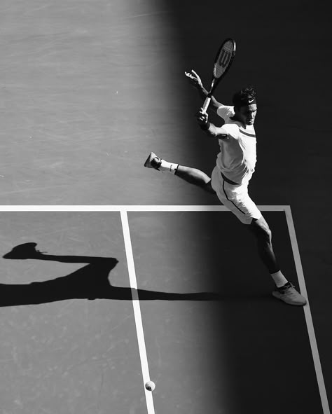 Tennis Aesthetic Black And White, Roger Federer Poster, Federer Aesthetic, Tennis Black And White, Tennis Wallpaper, Tennis Photoshoot, Tennis Poster, Tennis Lifestyle, Tennis Photography