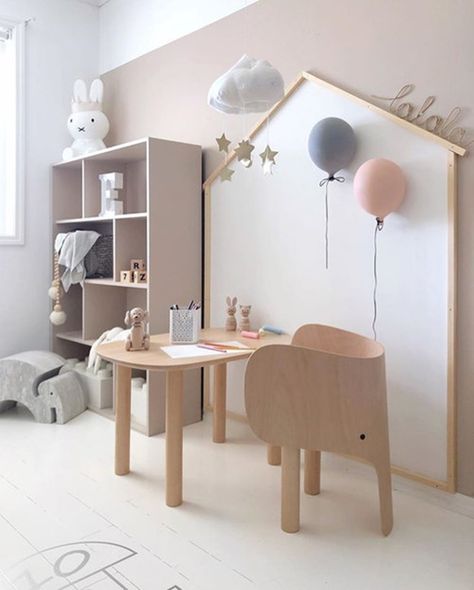 An Elephant-Shaped Chair Design Ložnic, Childrens Table, Baby Room Design, Kids Interior, Kids Room Design, Kids Bedroom Decor, Child's Room, Kid Spaces