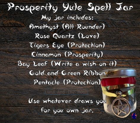 Winter Solstice Spell Jar, Yule Spell Jar, Samhain Spell Jar, Yule Jar, Pegan Holidays, Christmas Spells, Yule Spells, Yule Witchcraft, Prosperity Jar