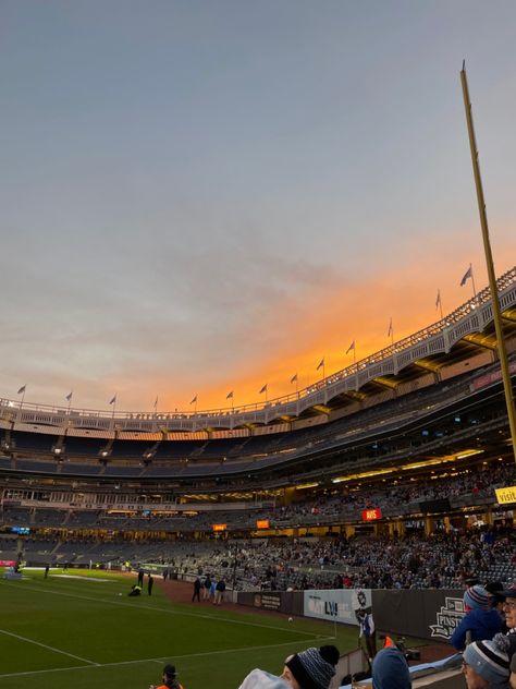 Yankee stadium sunset nyc mls NYCFC Ny Yankees Aesthetic, Yankee Game Aesthetic, Yankees Game Aesthetic, Yankee Stadium Aesthetic, Mariana Core, Yankees Aesthetic, Stadium Aesthetic, Yankees Baby, Yankees Game