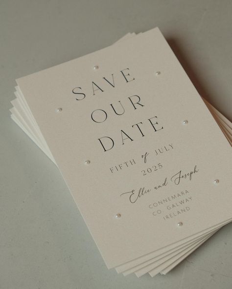 modern, elegant & a timeless font🕊️ This save the date has been one of our most popular designs we’ve ever created & we’re so grateful for each and everyone of you. ~ #timeless #modern #bride #bridetobe #stationery #savethedate #invitations #stationer #weddinginvite #minimalstyle Timeless Wedding Save The Dates, Elegant Wedding Save The Dates, Wedding Invitations Modern Elegant, Save The Date Ideas No Photo, Save The Date Classic Elegant, Save The Date Classy, Save The Date Minimal, Elegant Save The Date Ideas Classy, Old Money Save The Date