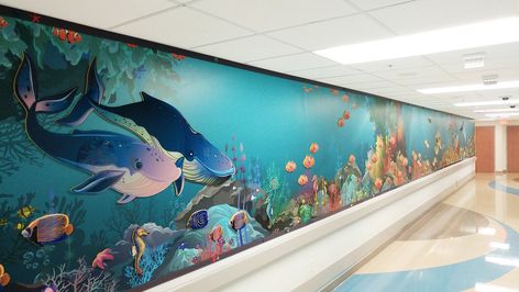 Emergency Department, Pediatrics, Wall Design, Pop Up, Kindergarten, Mural, Wall, Quick Saves, Design