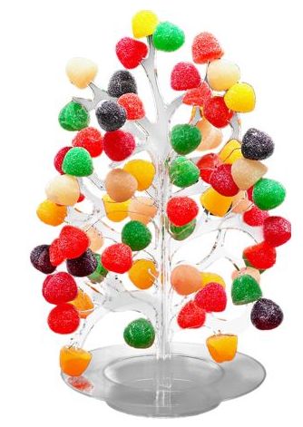 Gumdrop Tree, Popcorn Decorations, Gurley Candles, Gum Drop, Sweet Trees, Vermont Country Store, Wooden Santa, Gum Drops, Paper Ornaments