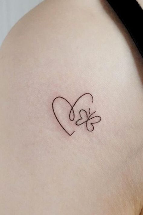 What is the first thing that pops into your mind when you think about love? The heart, of course! Heart tattoos are… Mini Heart Tattoo, Motherhood Tattoos, Small Heart Tattoos, Shape Tattoo, Heart Tattoos, Petite Tattoos, Tasteful Tattoos, Heart Tattoo Designs, Mom Tattoos