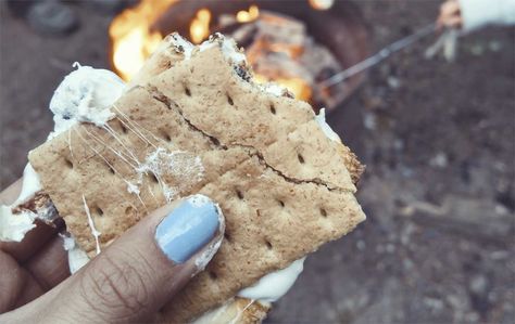 Cooking while camping doesn’t have to be the same old meals. Here are 10 tasty camping recipes that are almost as easy as hot dogs over the campfire. Lots of recipes to check out. Vegan Bonfire Food, Beach Cookout, Bonfire Food, Become Prettier, Glow Up Challenge, Best Edibles, Outdoor Food, S'mores, Cooking Games