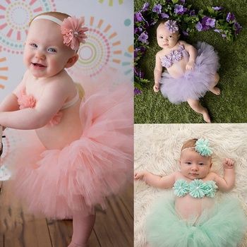 Baby Tutu Outfits, Newborn Tutu, Photoshoot Props, Baby Tutu, Cloth Flowers, Newborn Photography Props, Children Clothes, Newborn Photoshoot