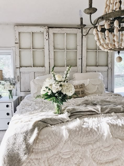 White Cottage Farm One Year Anniversary – Progress Update! | Shabby Chic Romantico, Commode Shabby Chic, Camera Shabby Chic, Baños Shabby Chic, Cocina Shabby Chic, Chic Bedroom Design, Shabby Chic Bedroom Furniture, Shabby Chic Decor Bedroom, Styl Shabby Chic