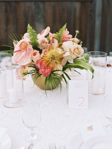 Elegant Signage, Tropical Wedding Color Palette, Tropical Florida Wedding, Tropical Wedding Reception, White Orchid Wedding, Hacienda Wedding, Holly Wedding, Unique Destination Wedding, Phuket Wedding