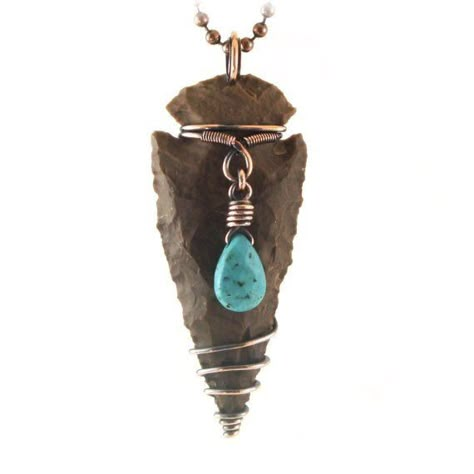 Wrapped Arrowhead, Wire Wrapped Arrowhead, Arrowhead Jewelry, Arrowheads Jewelry, Wire Jewelry Ideas, Arrow Heads, Arrow Head, Wire Pendants, Wire Work Jewelry