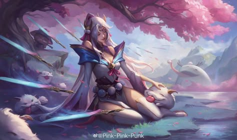 Ahri Wallpaper, Zed League Of Legends, Spirit Blossom, Ichigo Y Rukia, Champions League Of Legends, League Memes, Lol Art, Splash Art, Riot Games