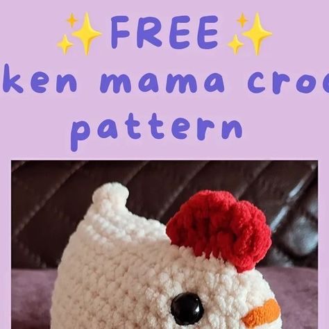 Mama Mabel Crochet Pattern, Crochet Baby Chick Pattern, Baby Chick Crochet Pattern Free, Crochet Baby Chick Pattern Free, Crocheted Chickens Free, Crochet Chicks Free Pattern, Crochet Baby Chick, Crochet Chick Pattern Free, Crochet Mabel Chicken Pattern Free