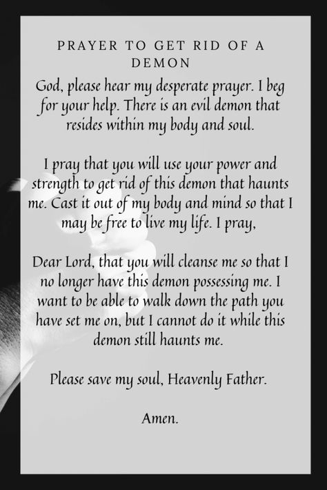 Protection From Demons, How To Get Rid Of Demons, Spell Against Enemies, How To Get Rid Of Demons And Evil Spirits, Prayer To Remove Evil Spirits, Pray Against Evil Spirits, Prayer Against Evil Spirits, Future Husband Prayer, Prayer Chain