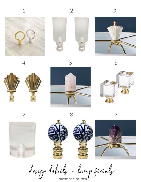 Finials For Lamps, Restoration House, Lamp Finials, Make A Lamp, Bamboo Lamp, Lamp Finial, Small Bed, Faux Bamboo, Ballard Designs