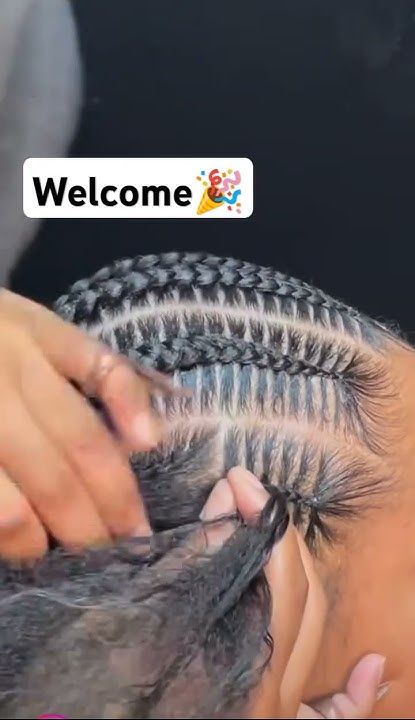 Stitched Cornrows, Back Cornrows Braids, Cornrow Stitch Braids, Stitch Braids Hairstyles, Stitch Braids Cornrows, Stitch Cornrows, Cornrows Natural Hair, Quick Natural Hair Styles, Stitch Braids