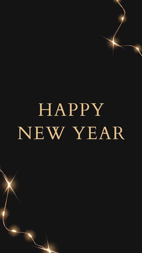 Happy New Year Instagram story template, editable text | premium image by rawpixel.com / Chamaiporn Siriboon New Year Template Instagram, New Year Instagram Story Template, Happy New Year Instagram Story, New Year Instagram Story, Happy Anniversary Photos, Lights Png, New Year Post, Christmas Fairy Lights, Dark Christmas