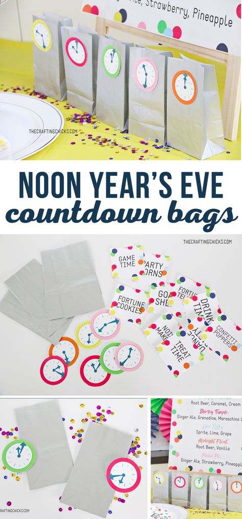 Countdown For Kids, New Years Eve Party Ideas Food, New Year's Eve Crafts, New Year's Eve Countdown, Kids New Years Eve, New Year's Eve Activities, New Years Eve Games, New Years Eve Food, New Year's Games